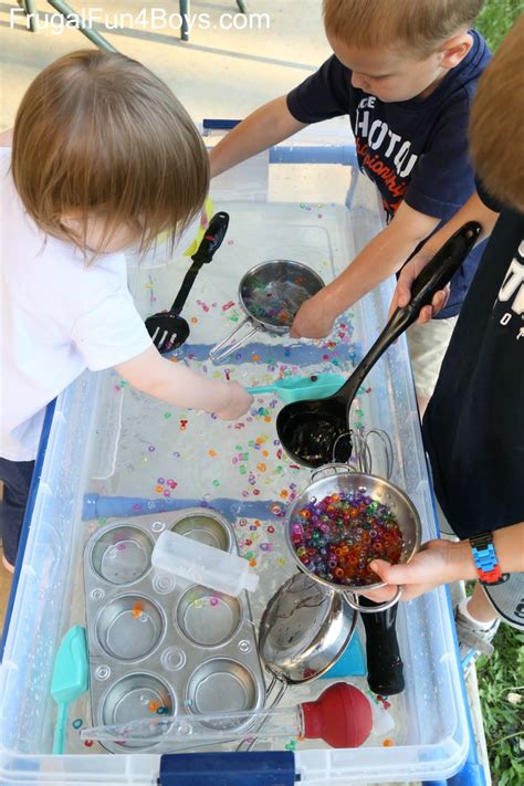 Awesome Water Table Play Ideas - Frugal Fun For Boys and Girls