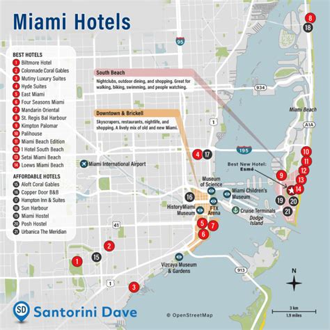 MIAMI HOTEL MAP - Best Areas, Neighborhoods, & Places to Stay