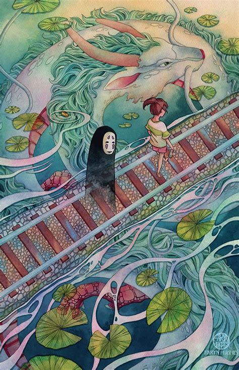 Spirited Away Watercolor Painting By Calmality Art Studio Ghibli ...