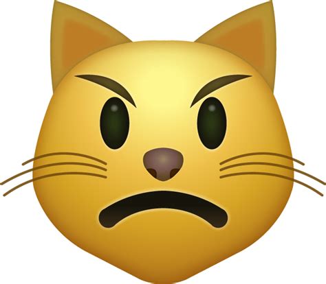 Pin by beto lopez on Smiley | Cat emoji, Angry cat, Ios emoji