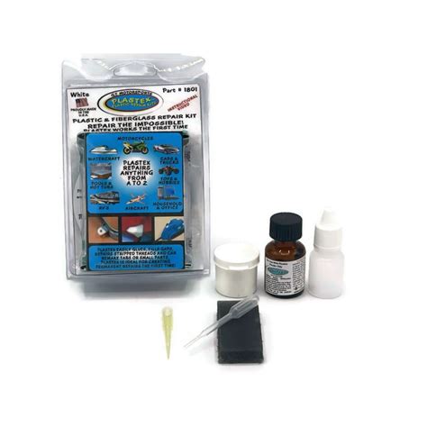 Plastex Plastic Repair Kits - Plastic Adhesive - Easily Glue, Repair or Remake Broken Plastic ...