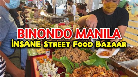 MANILA CHINATOWN's INSANE STREET FOOD BAZAAR | Street Food Tour in Binondo Manila, Philippines ...