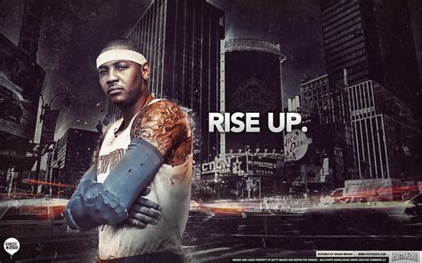 Carmelo Anthony - Rise Up Wallpaper by IshaanMishra on DeviantArt