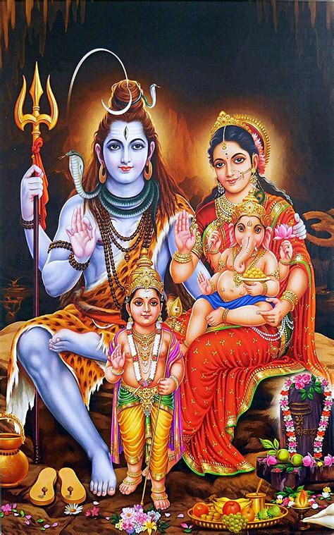 Shiva Family, lord shiva with family HD phone wallpaper | Pxfuel