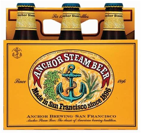 Anchor Brewing Co. Anchor Steam Beer, 6 bottles / 12 fl oz - Fred Meyer