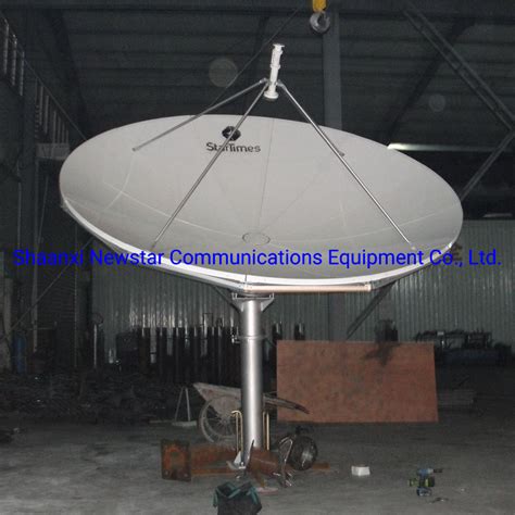 3.7m Parabolic Aluminum Manual Satellite Ground Station TV Antenna - Satellite Antenna and Earth ...