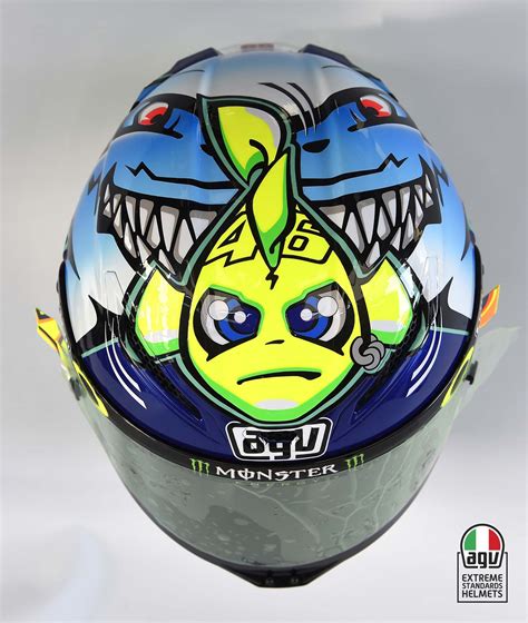 Valentino Rossi’s 2015 Misano AGV Helmet - Asphalt & Rubber