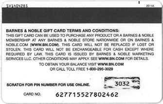 Locate Gift Card PIN Number – Barnes & Noble