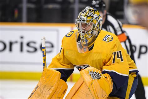 Nashville Predators, Juuse Saros Closing in on 8-Year Contract Extension: Report - The Hockey ...