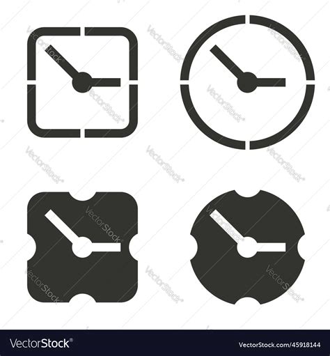 On the theme clock Royalty Free Vector Image - VectorStock