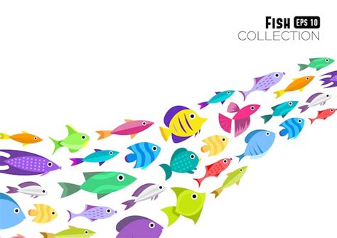 School Of Fish Cartoon