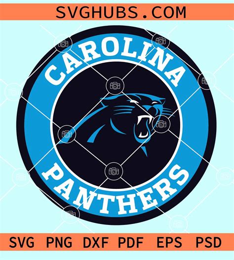 Carolina Panthers logo svg, Carolina Panthers Football Team Logo svg ...