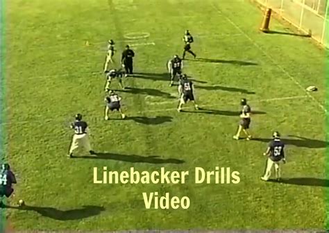 Football Practice:Linebacker Drills & Fundamentals Focusing on Escapes