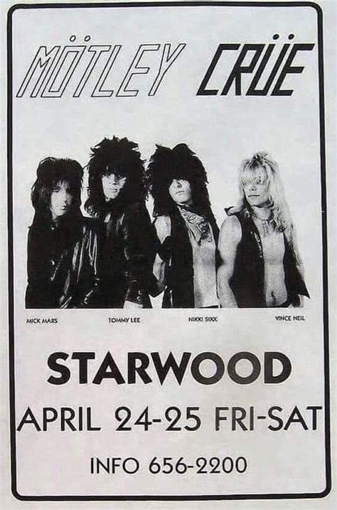 Motley Crue | Motley crue, Concert posters, Vintage concert posters