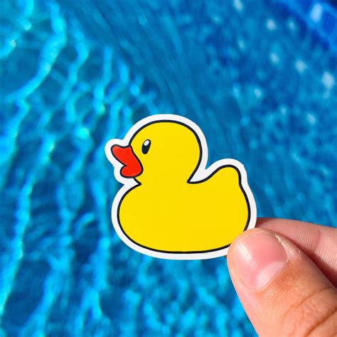 Rubber Ducky Vinyl Stickers WATERPROOF Cute stickers VSCO | Etsy