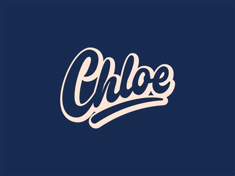 Chloe - Personal Logo by Yevdokimov on Dribbble