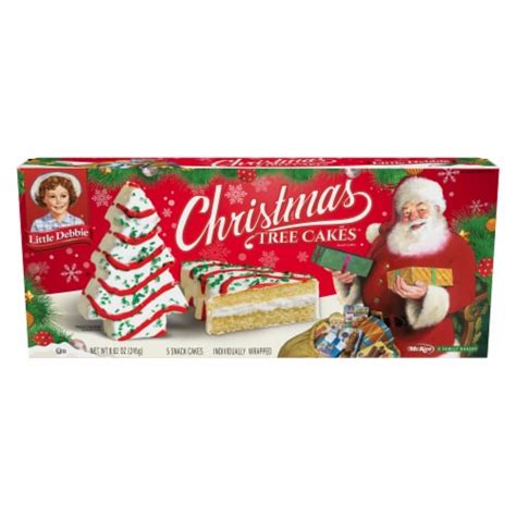 Little Debbie Vanilla Christmas Tree Snack Cakes, 5 ct / 1.72 oz - Fry’s Food Stores