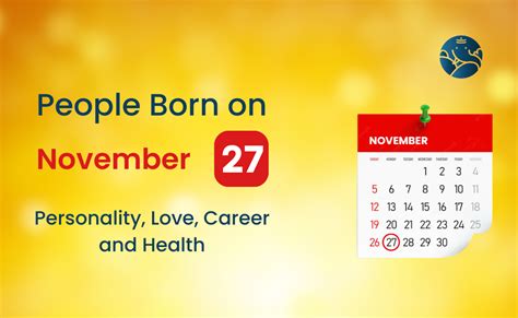 People Born on November 27 Personality, Love, Career, And Health