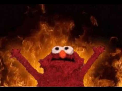 Elmo *IS* on fire - YouTube