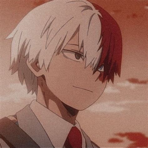 Todoroki Smiling White Background - Mike dunne