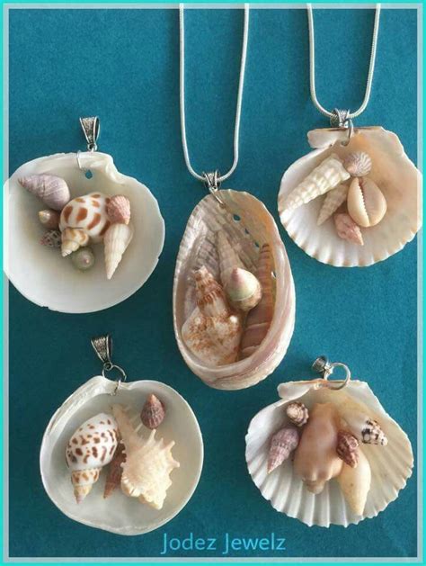 Shell Necklaces … | Sea shells diy, Seashell crafts, Shell crafts diy