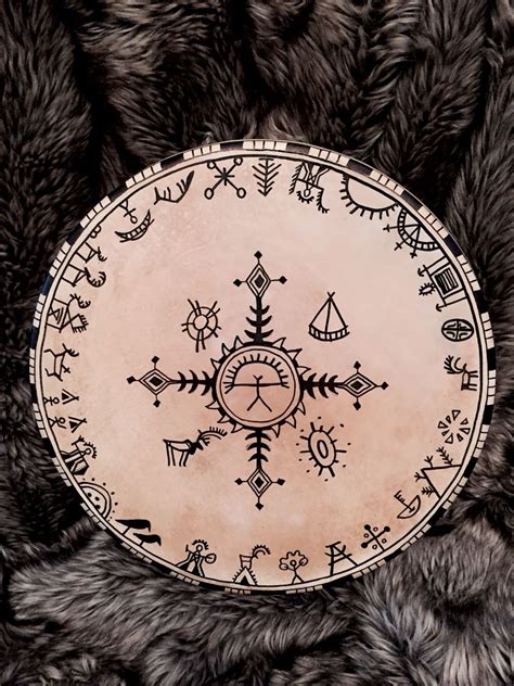 Sami style drum Shaman Symbols, Vikings, Scandinavian Tattoo, Lappland ...