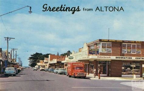 Pier Street Altona Vic late 1960's #altona | Street, Melbourne ...