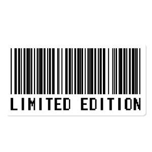 Barcode Limited Edition | Stiker estetika, Desain stiker, Grafis