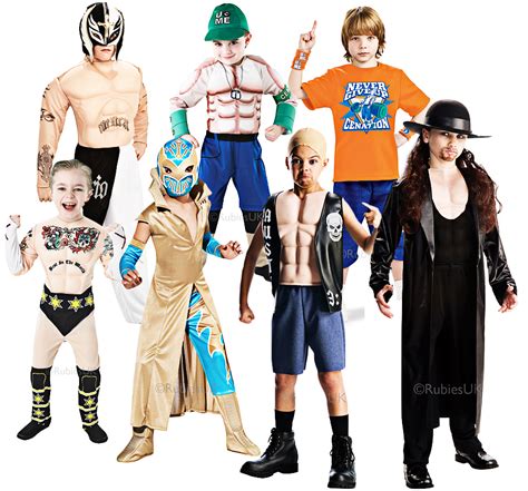 Deluxe WWE Boys Fancy Dress TV Wrestling Sports Kids Childrens Costume Outfits | eBay