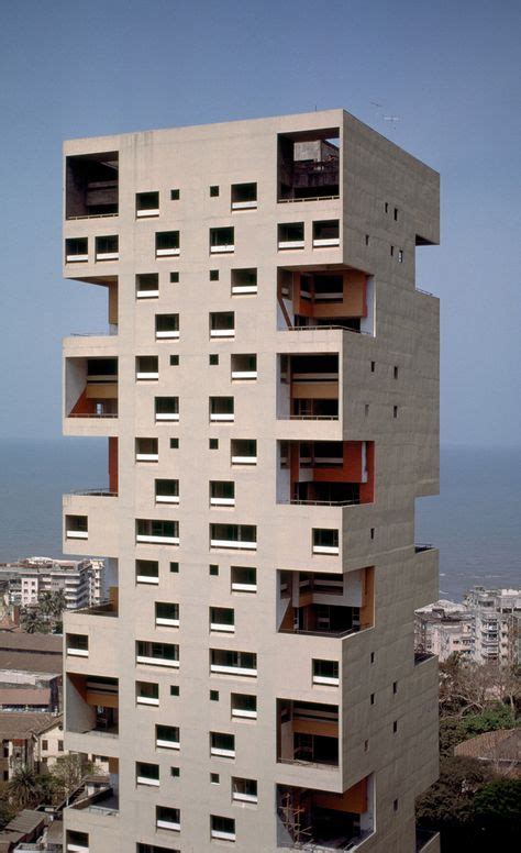 Charles Correa: Kanchanjunga Apartments | Architect Charles Correa | Residential Architecture ...