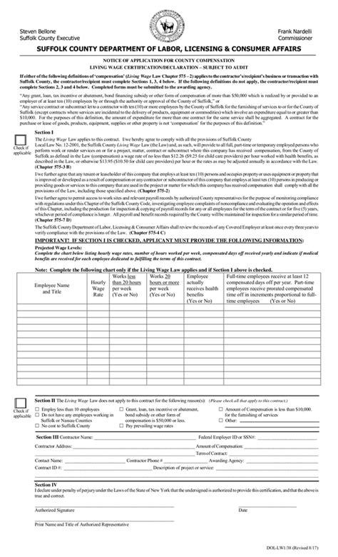 Fill - Free fillable forms: Suffolk County Government