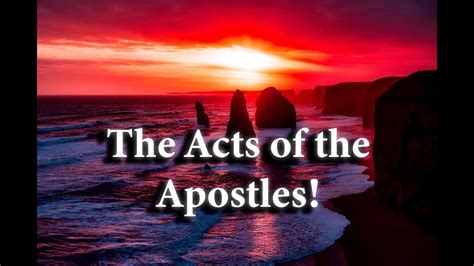 The Acts of the Apostles Summary - 2018 Audio - YouTube