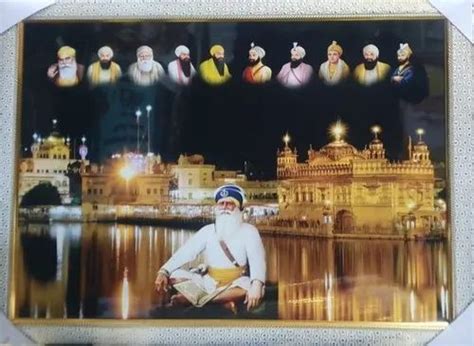 Photo Of Baba Deep Singh Ji With Harmandir Sahib (Golden Temple) at Rs ...