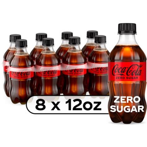 Coca-Cola® Zero Sugar Soda Bottles, 8 pk / 12 fl oz - Fred Meyer