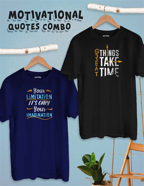 Motivational Quotes T shirt Combo