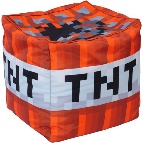 Minecraft TNT Cube Bean Bag Cover | BIG W