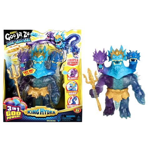 Buy Heroes of Goo Jit ZuDeep Goo Sea King Hydra Figure With Triple ...