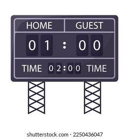 Football Scoreboard Cartoon: Over 622 Royalty-Free Licensable Stock ...