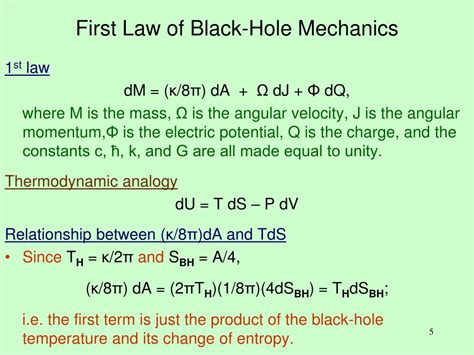 PPT - Black-Hole Thermodynamics PowerPoint Presentation, free download ...