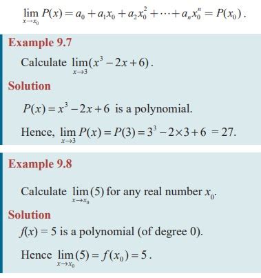 Theorems on limits - Mathematics