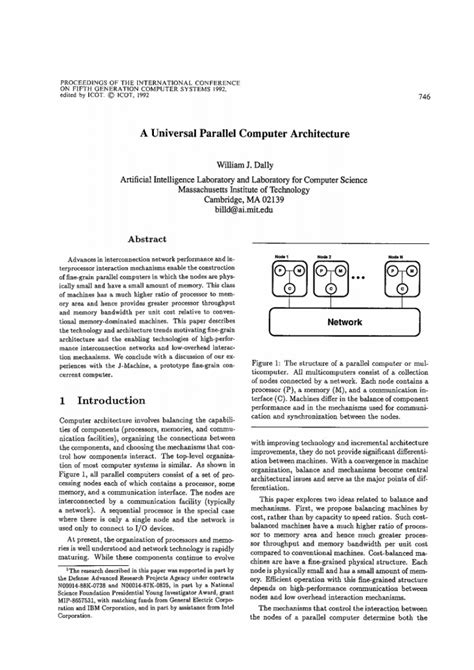 (PDF) A universal parallel computer architecture