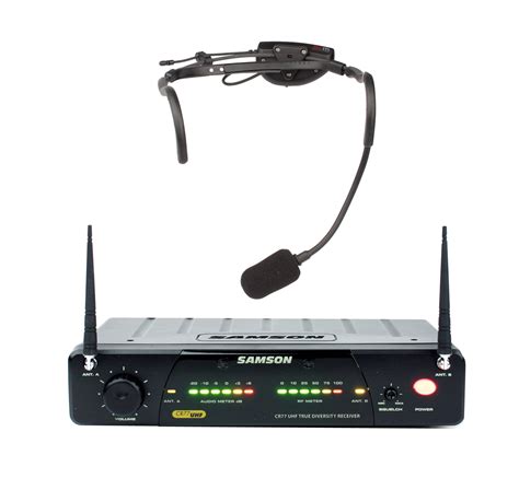 SAMSON Airline 77 HS-AERO UHF Wireless Aerobic Headset Microphone ...