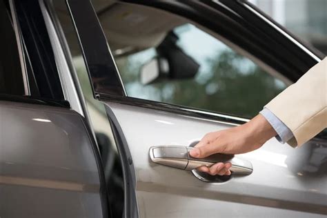 Car door handle — Stock Photo © Khakimullin #57683233