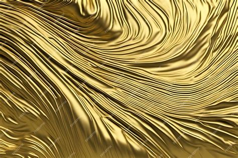 Premium AI Image | Gold Foil Metallic Texture Background