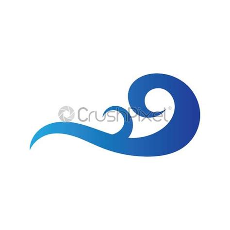 Ocean Wave Logo vector illustration design Template - Vector - stock ...