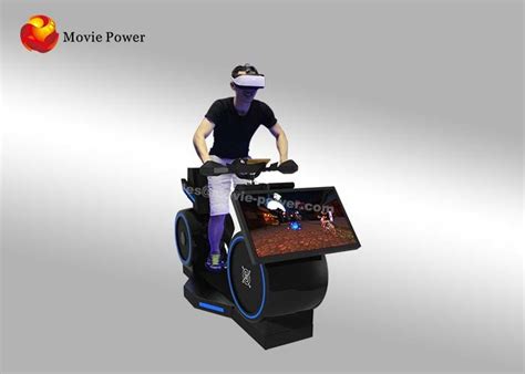 Amazing Vr Bicycle Game Simulator / Electronic Platform Gym Machine