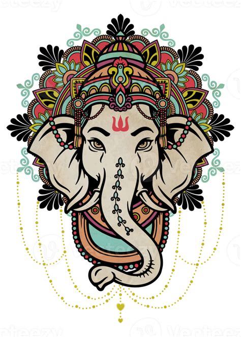 Lord Ganesha Indian Elephant God Graphic 10879683 PNG