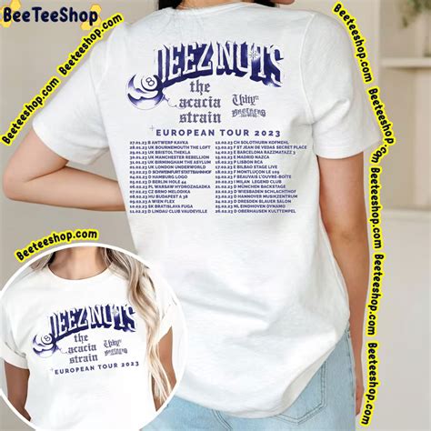 Deez Nuts European Tour 2023 Double Side Trending Unisex T-Shirt - Beeteeshop