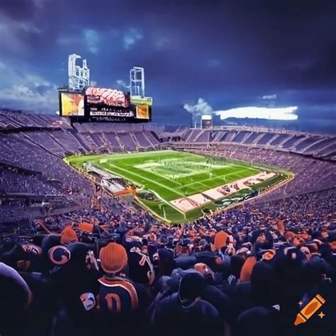 Chicago bears stadium on Craiyon