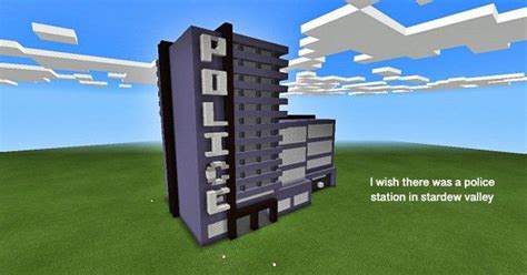 Minecraft police station | Minecraft modern, Minecraft city, Minecraft blueprints